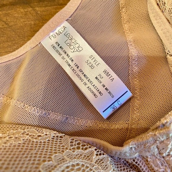 ✨The Leading Lady- The Grace - Lace Covered Wirefree Posture Bra✨ NWOT 36C - Picture 9 of 14
